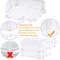 40 Colors Compatible with Brother 500m Each Embroidery Machine Thread with Clear Plastic Storage Box for Embroidery Sewing Machine